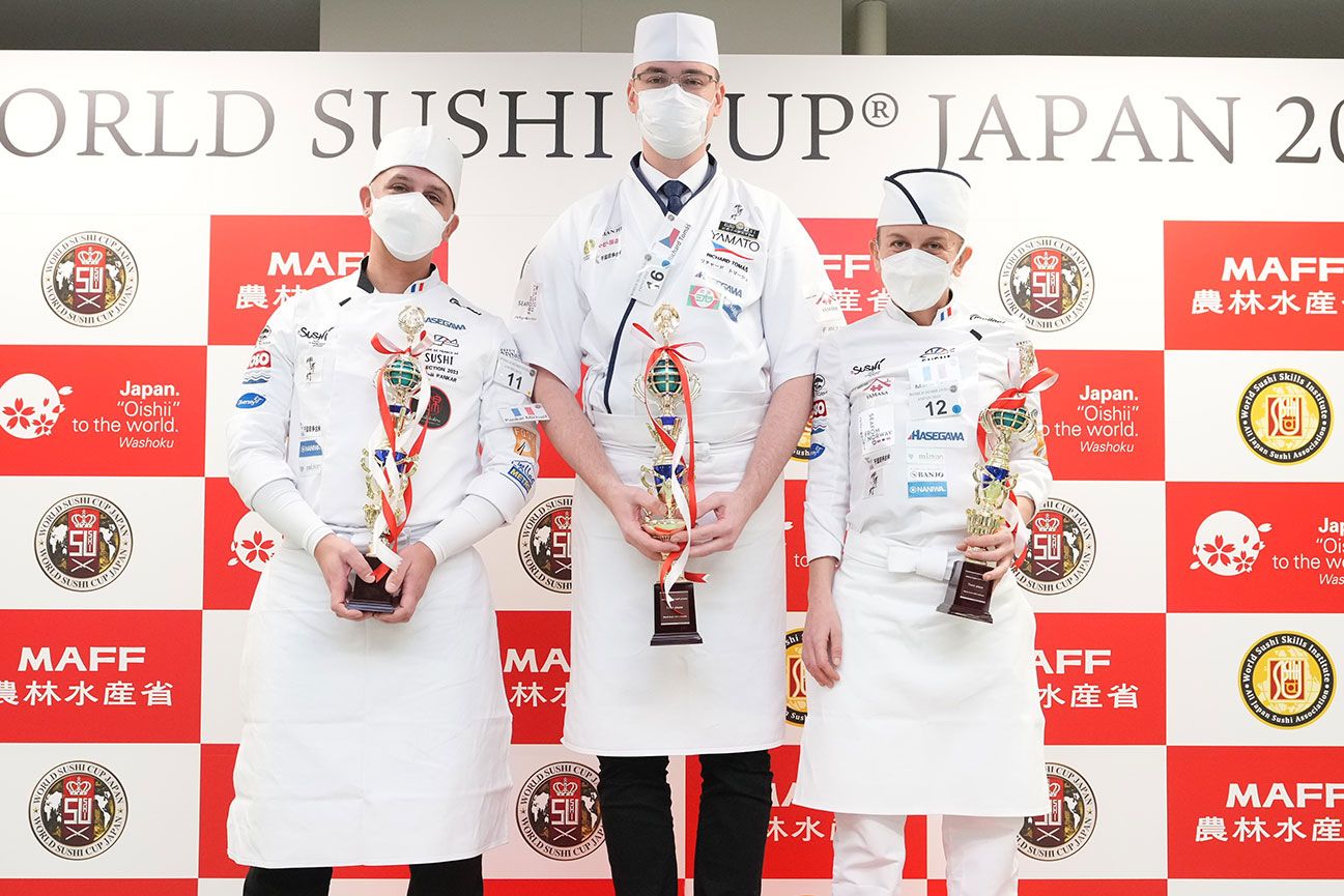 外国厨师争夺世界第一寿司匠人的大赛 WORLD SUSHI CUP® JAPAN 2022在丰洲市场举行