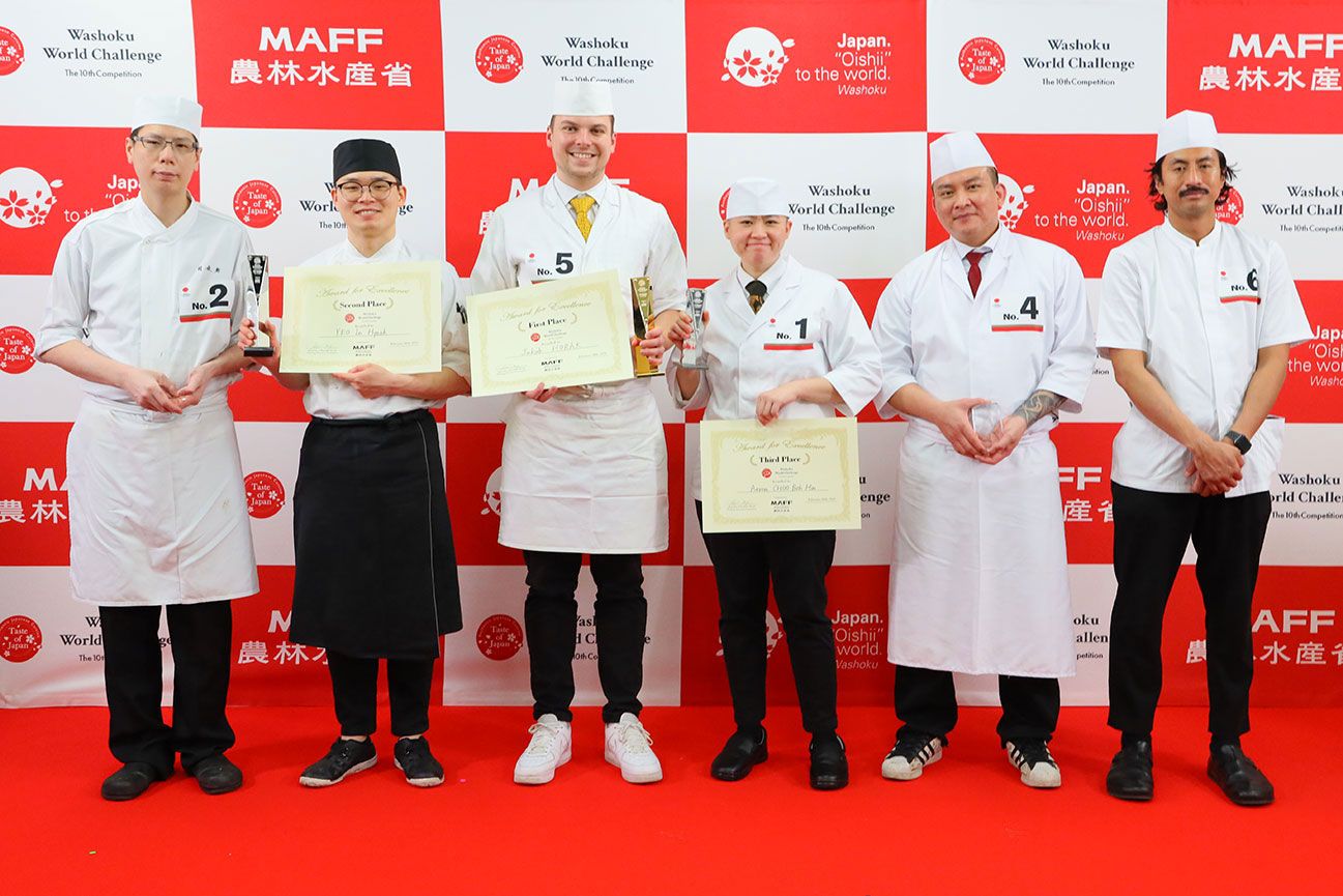 The 10th Washoku World Challenge Final Tournament Held in Tokyo<br>The winner is Jakub HORÁK from the Czech Republic