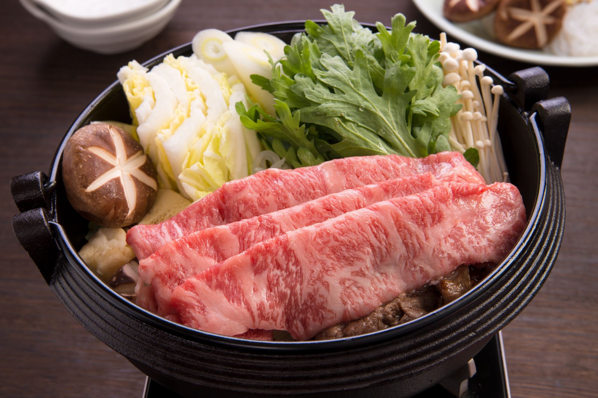 Oyster and mushroom hot pot (kaki nabe)