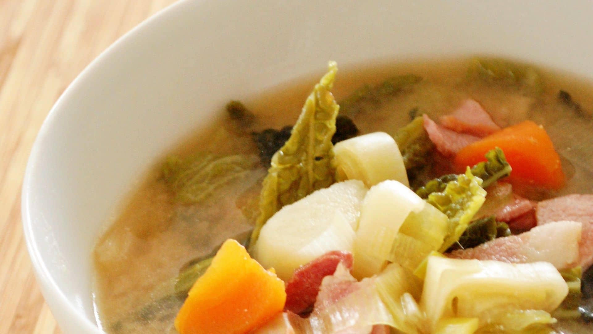 Miso Soup with Bacon(Tonjiru)