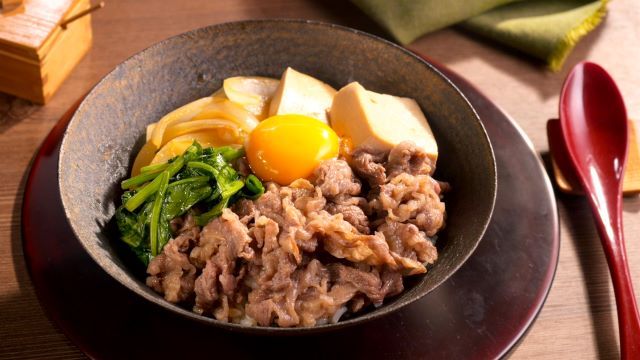 壽喜燒蓋飯