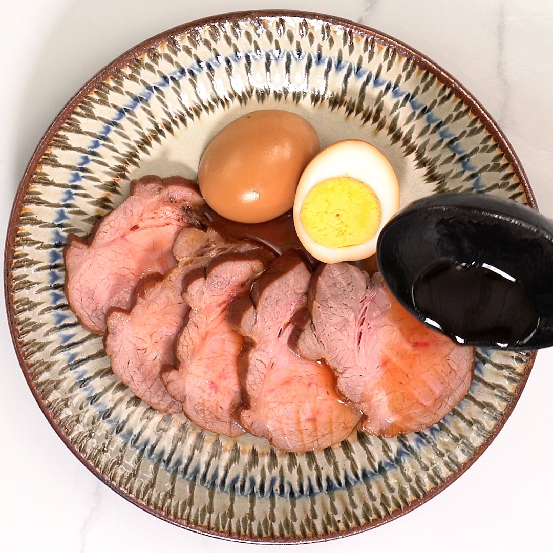 Porc braisé japonais aux œufs 