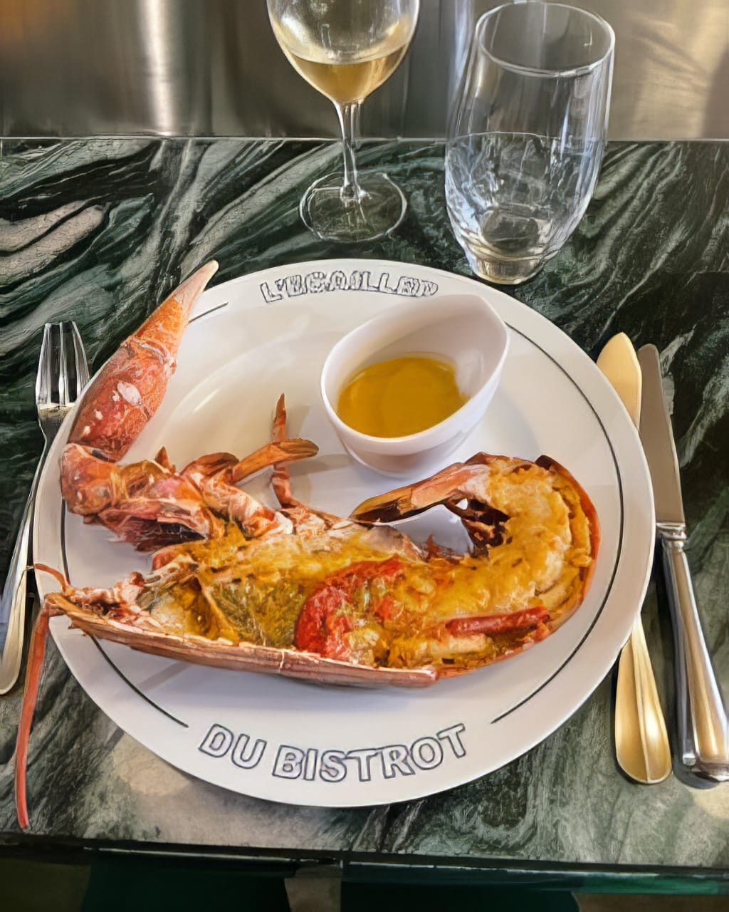 Homard Bleu au Kari gosse