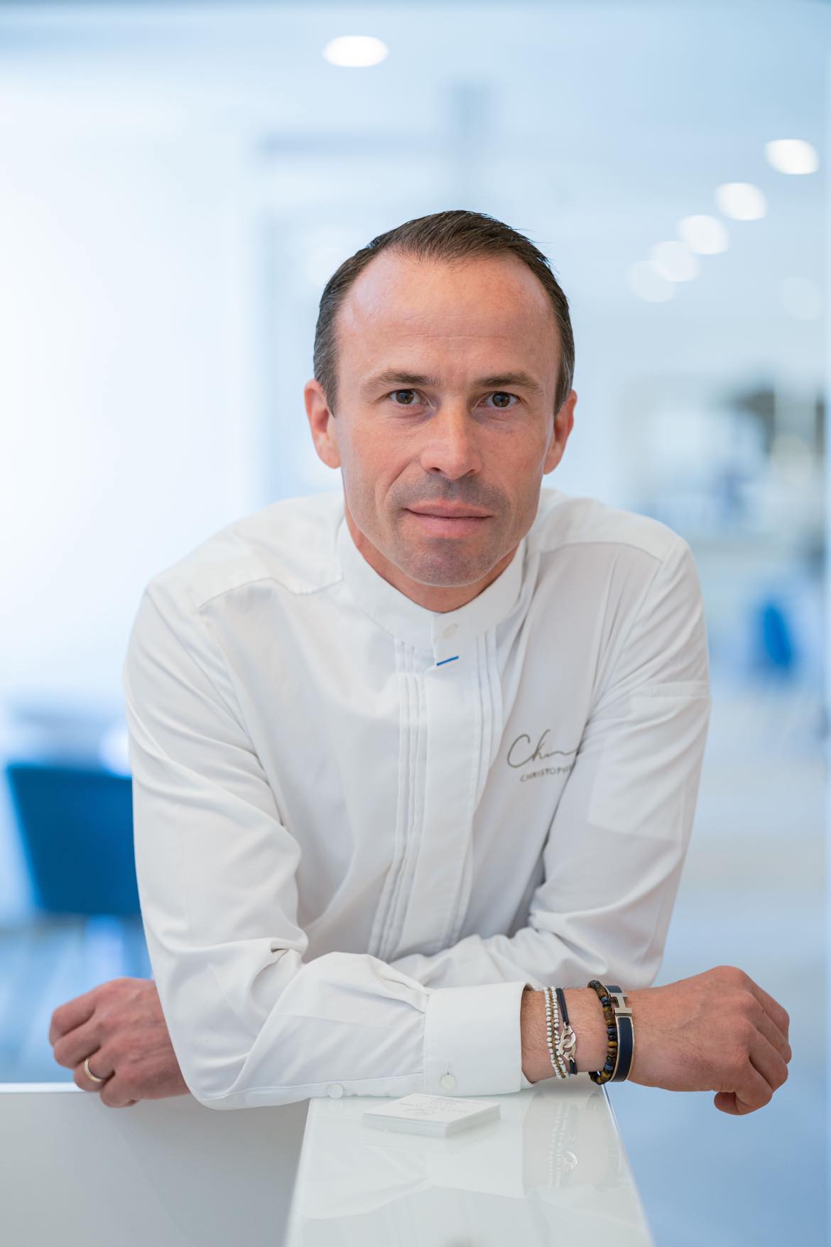 Christophe Hay, gérant du complexe hôtelier Fleur de Loire et chef de cuisine étoilé