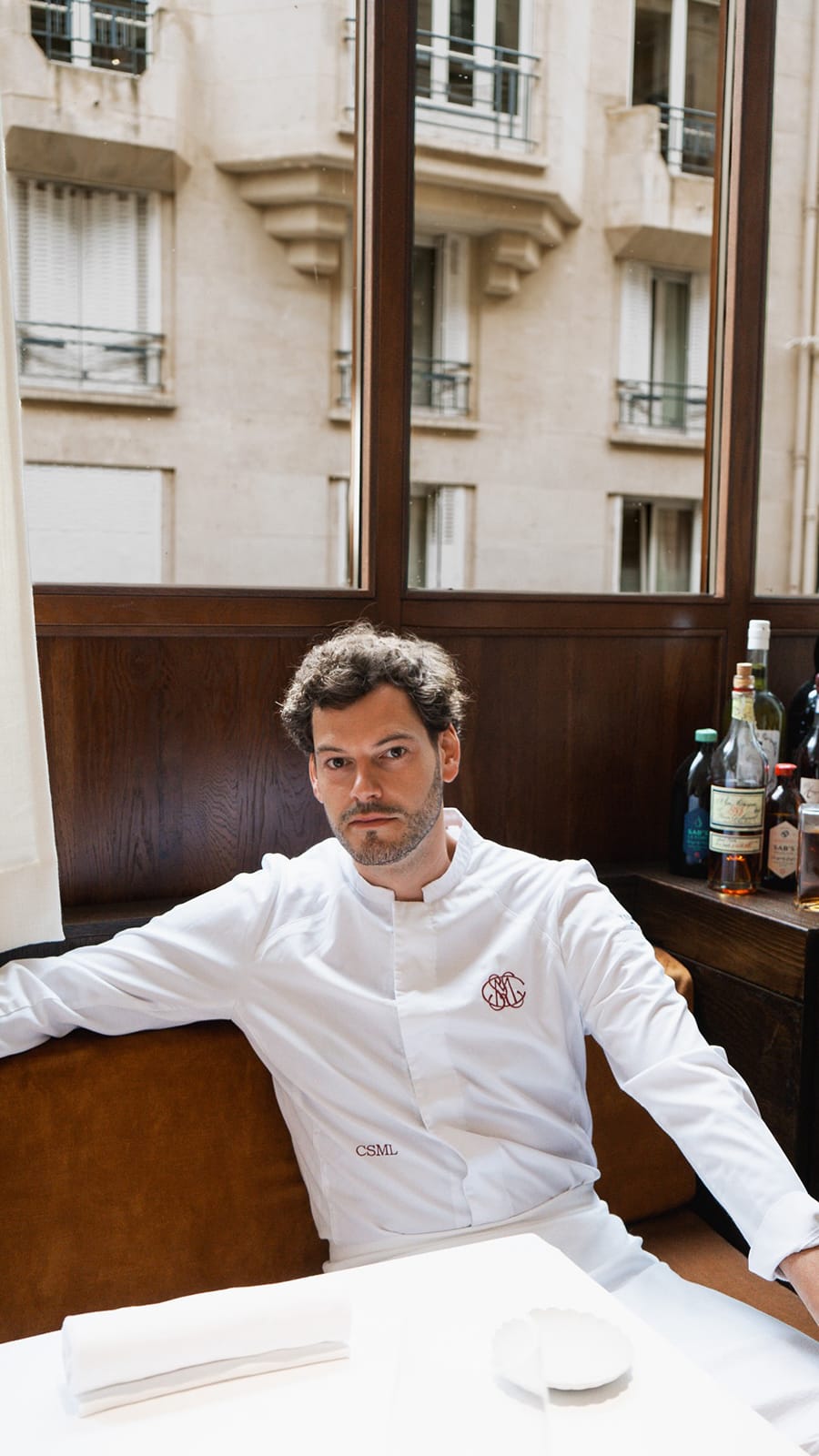 Camille Saint M'leux, chef propriétaire / chef de cuisine