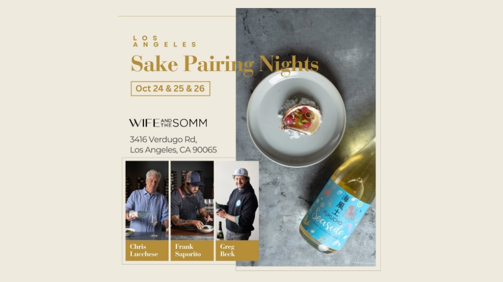 Japanese Sake Pairing Nights at Wife and the Somm in LA