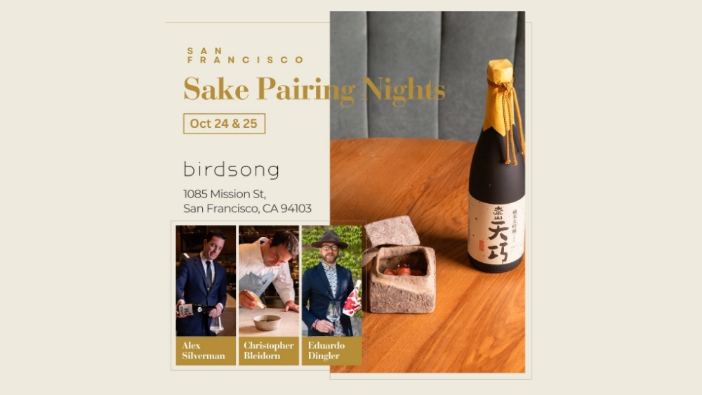 Japanese Sake Pairing Nights at Birdsong in SF