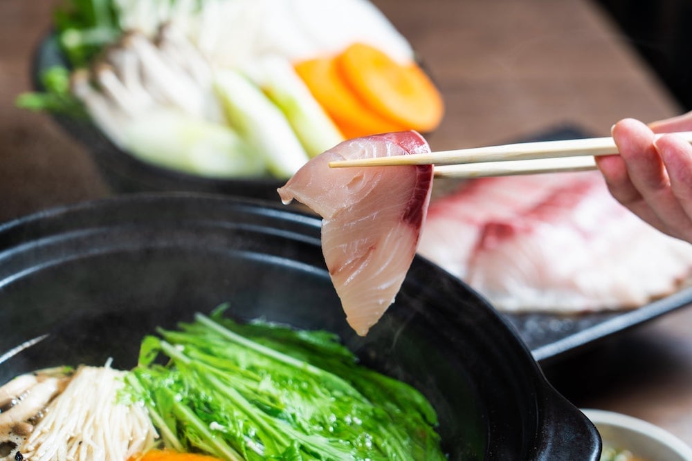 Yellowtail Shabu-shabu (hotpot)