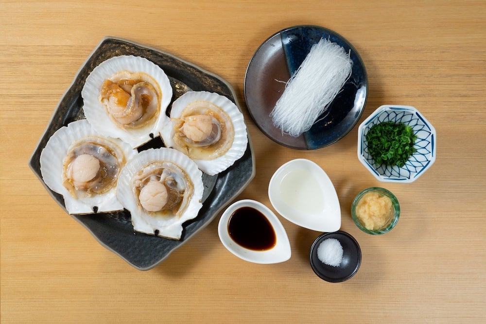 Steamed Scallops with Garlic and Vermicelli