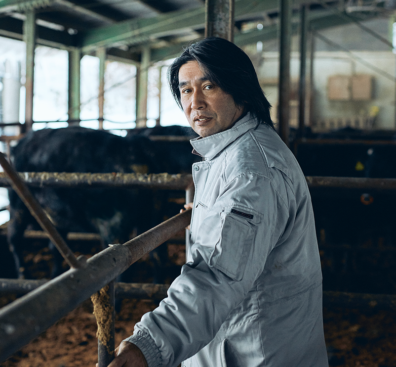From the Japanese Wagyu Beef Production Area Carefully raising each head of cattle
